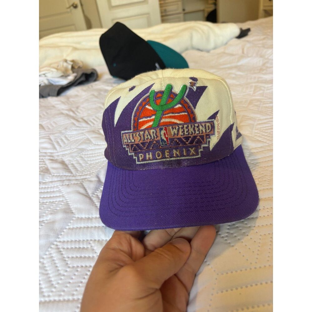 Vintage 1995 NBA All Star Weekend Sharktooth Snapback Hat